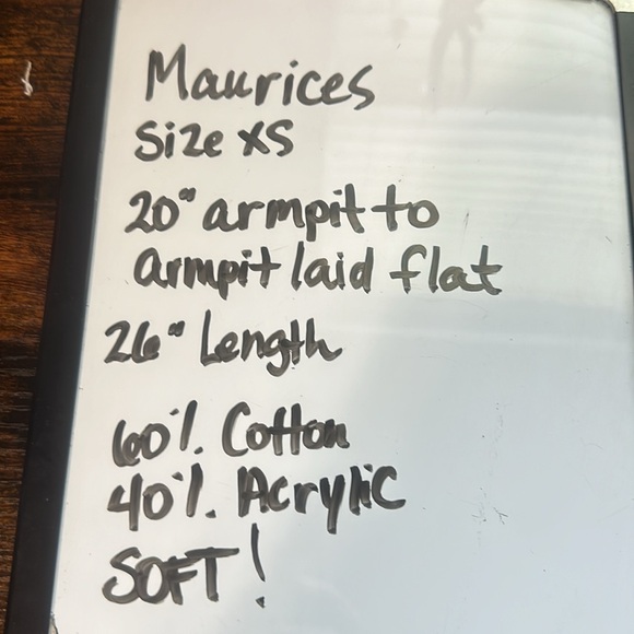 Maurice’s brand Size XS Sweater - Picture 9 of 9